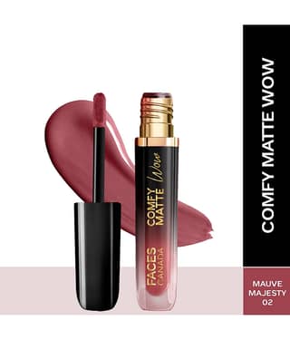 FACES CANADA Comfy Matte Wow Liquid Lipstick - Fuschia Fun 06, 3.8ml , Long Lasting