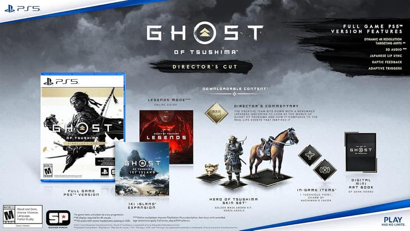 PS5 Ghost of Tsushima Director's Cut |Playstation 5| Pre Owned view 2