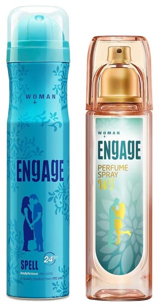 Engage W3 Floral Perfume Spray For Women, 120Ml Spell Deodorant For Women, 150Ml / 100G