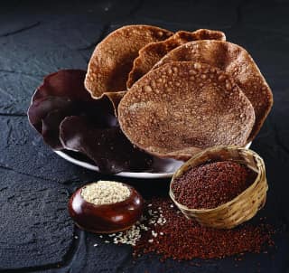 Nachni Papad 250 gm Traditional Ragi Papad Crispy Healthy Snack