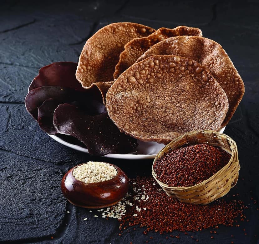 Nachni Papad 250 gm Traditional Ragi Papad Crispy Healthy Snack