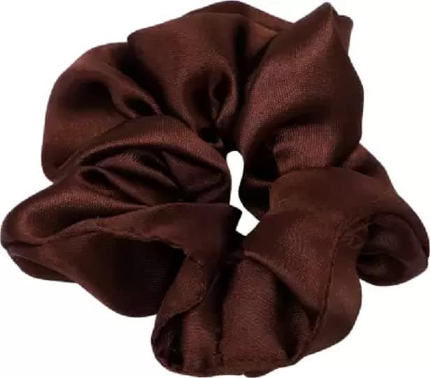 Elecsera Silk Scrunchies for Women Extra Large Set of 12 Rubber Band (Multicolor) view 2