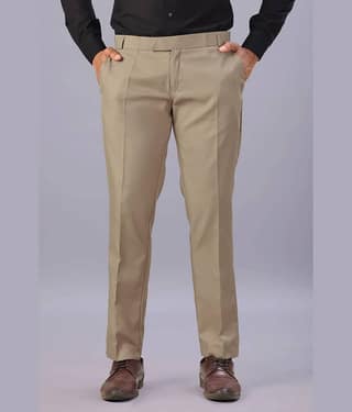 MOUDLIN Regular Men's Formal Trouser - Black ( Pack of 1 )