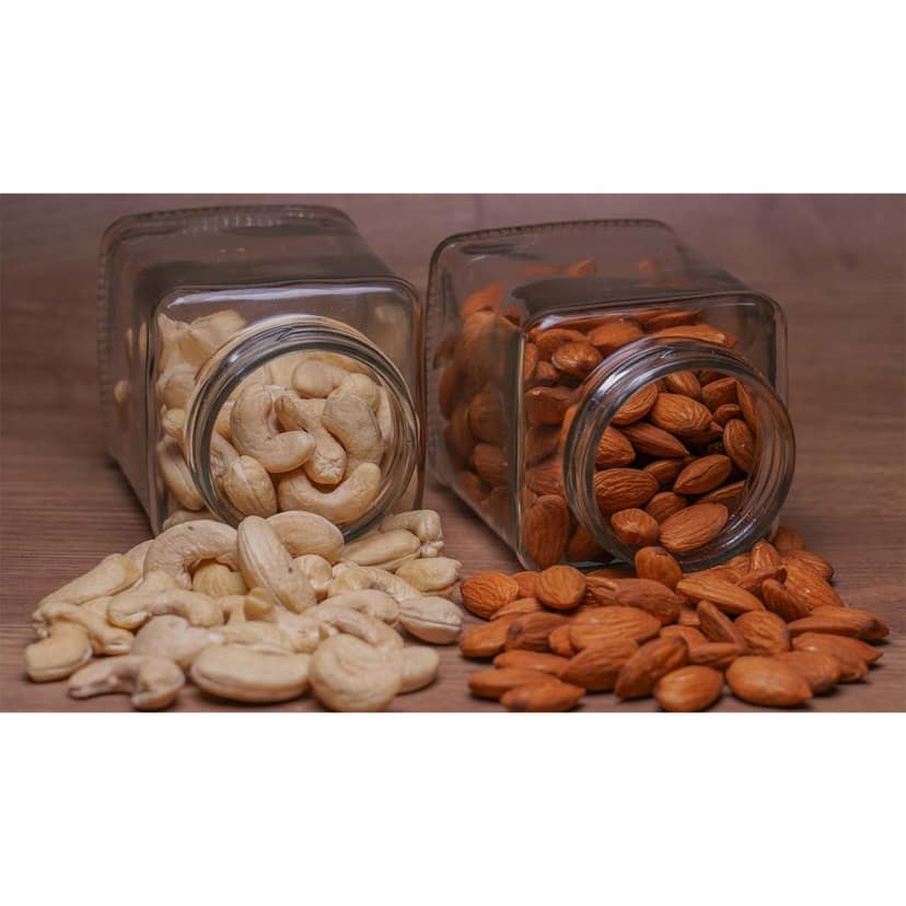 Gift Combo Pack of Premium Quality Dry Fruits- Cashews & Premium Quality Almonds(Mamra) Almonds – (250 gm Each) view 2