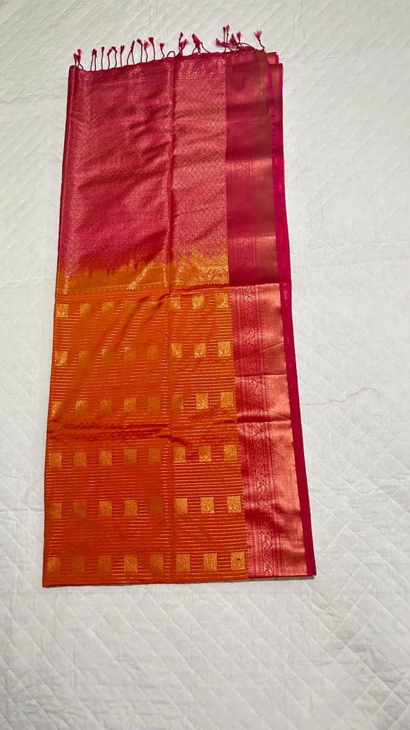Soft silk saree view 2