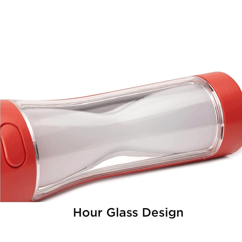 Desk + Torch Emergency Lamp with Battery (Red, 1200Mah, Plastic, Pack of 1) view 2