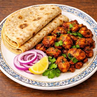 Chapathi chicken fry