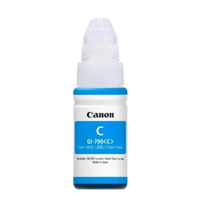 Canon Pixma Gi 790 Cyan Genuine Ink Bottle, 70 Ml view 2