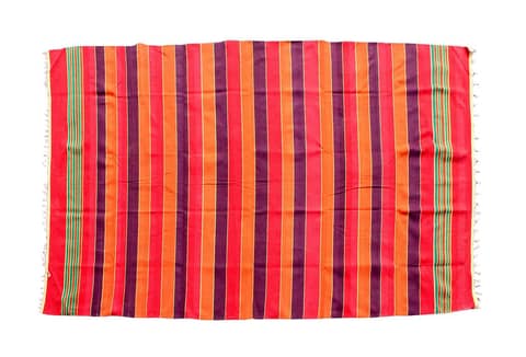 Mandhania Solapuri Carpet Dhurrie Rug Galicha 100% Cotton (Multicolor Size 56 inch x 86 inch) Pack of 2 view 2