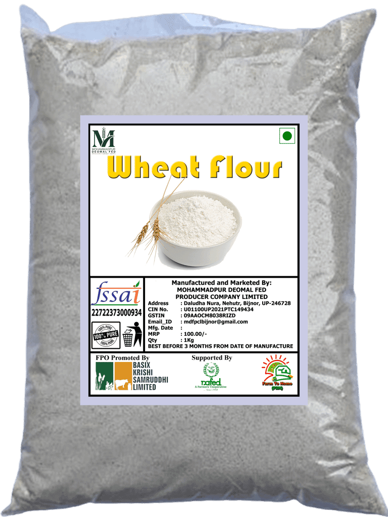 Wheat Flour | Gehun ka Atta | 1 Kg (pack of 3)