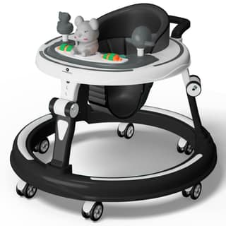 StarAndDaisy 360 Baby Walker 6-24 Months / 7 Level Height Adjustment Walker for Kids Boy and Girl with Switchable Food & Musical Toy Tray/Premium Baby Activity Walker - Black StarAndDaisy 360 Baby Walker 6-24 Months / 7 Level Height Adjustment Walker for