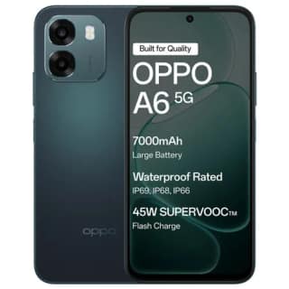 OPPO a6 5G (Sapphire Blue, 6GB RAM, 128GB Storage)