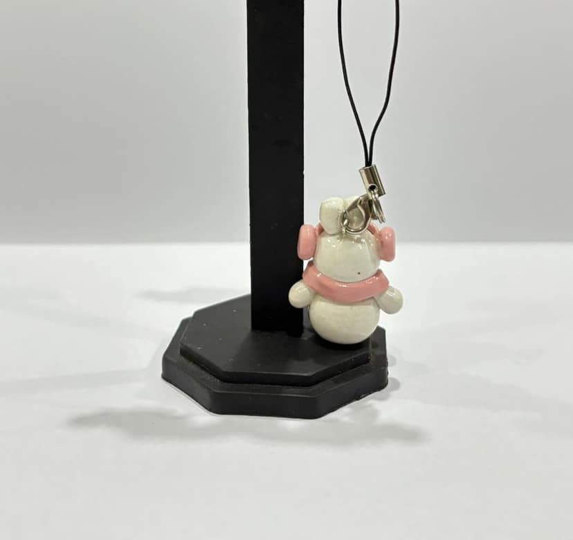 BUNNY PHONE CHARM (PINK) view 2