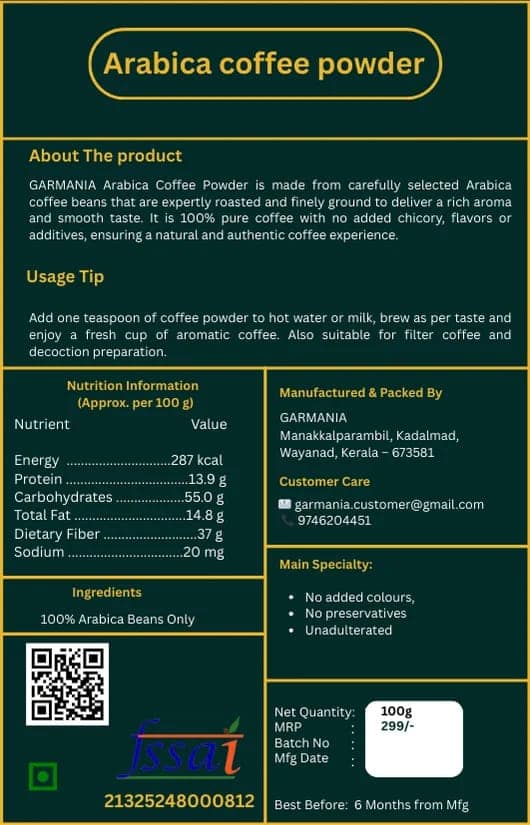 Premium Arabica Coffee Powder view 2