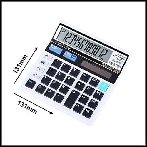 Bambalio 12 Digits Electronic Calculator Blister Pack 3 Years Warranty view 2
