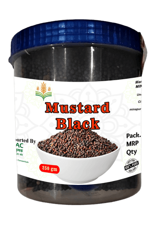 Mustard Black Seeds 250gm - 100% Pure and Natural