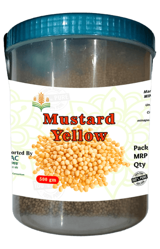 Mustard Yellow Seeds 500g - 100% Pure and Natural