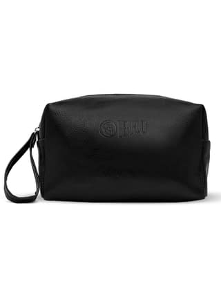 BEARDO Travel Friendly Pouch For Accessories|Stylish Toiletry Organizer Kit For Men & Women|Vegan Leather Waterproof Kit For Travel Essentials Cosmetic Bag,Unisex-Adults, 22x 15 x15 Centimeters, Black BEARDO Travel Friendly Pouch For Accessories|Stylish