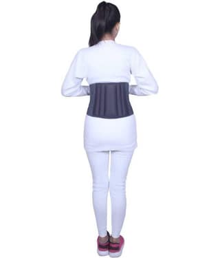 Hiakan International Lumbo Sacral (L.S.) Belt Mild Lower Back Pain Grey M