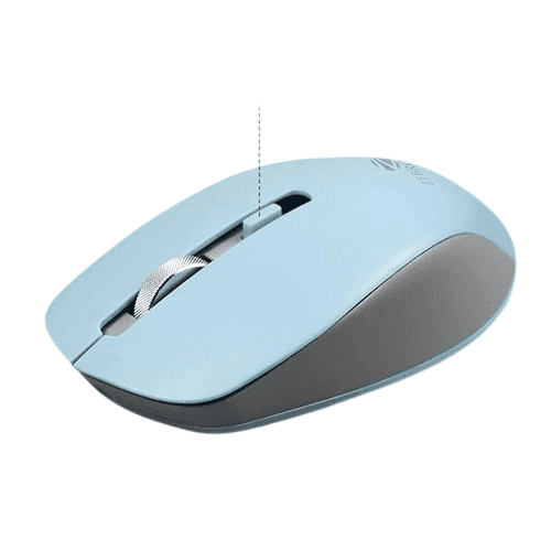 ZEBRONICS Zeb-Jaguar Wireless Optical Mouse (2.4GHz Wireless, Blue) view 2