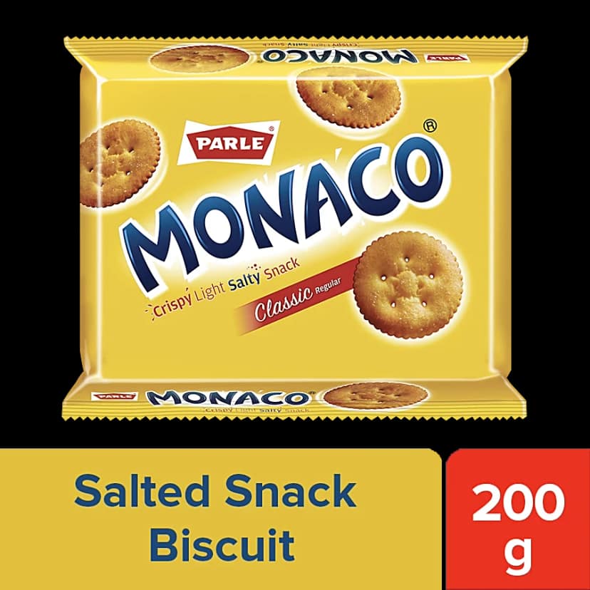 Parle Manaco Crispy Light Salty Snack Classic Regular, 250 G