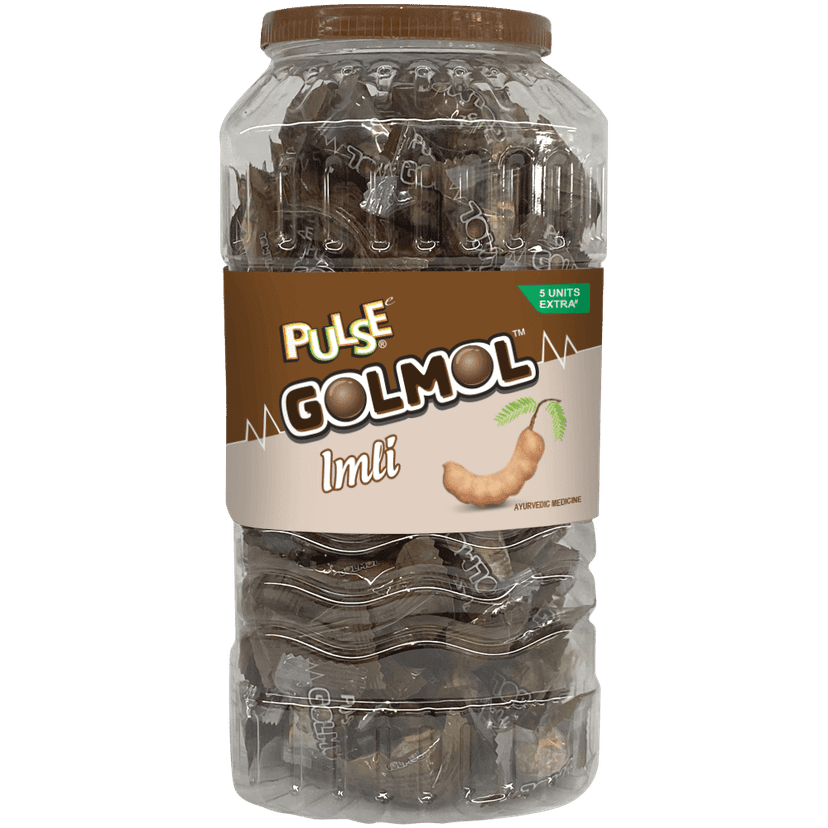 Pulse Golmol Jar || Golmol Imli Goli || 150 Pieces || 525 Grams