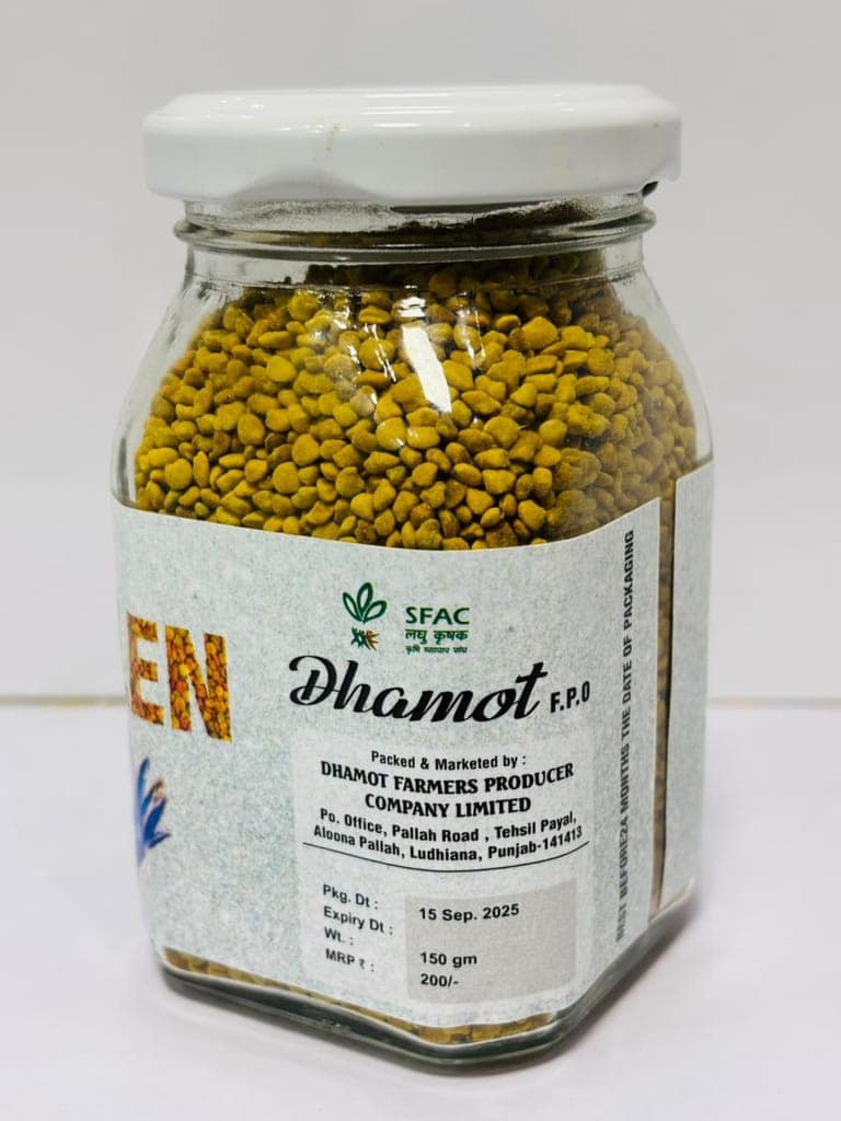 Dhamot F.P.O. Natural Bee Pollen Granules - 150gm view 2