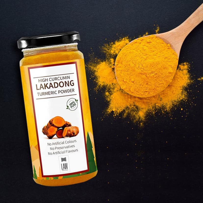 High Curcumin Lakadong Turmeric Powder – Directly sourced from the organic farmers of Lakadong Village – East and West Jantia Hills of Meghalaya view 2