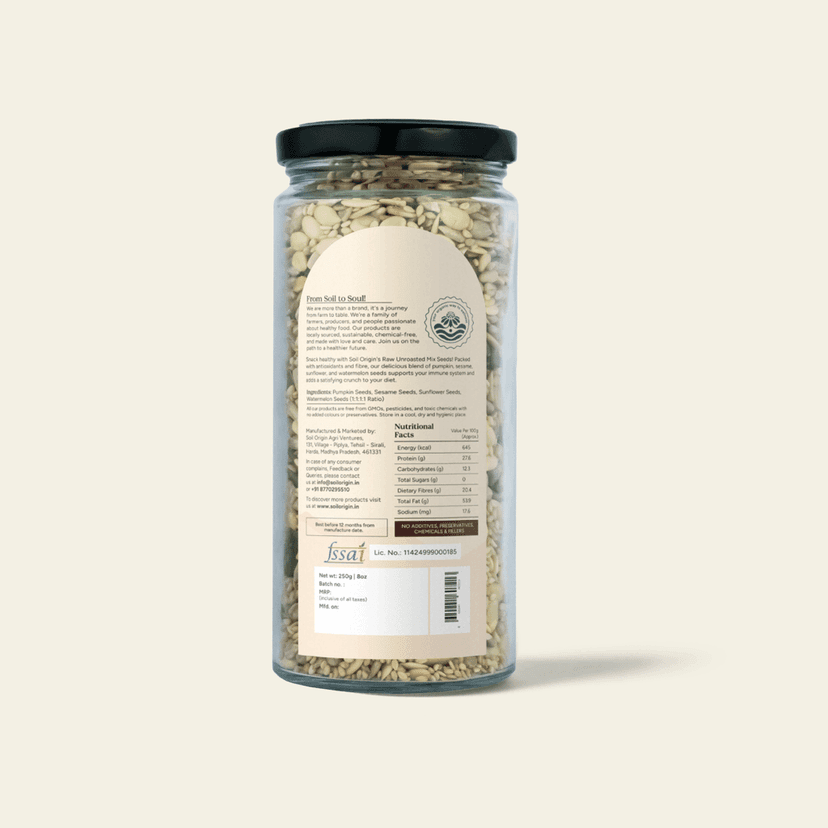 Mix Seeds (4 In 1 Raw Seeds) - 250 Gm view 2