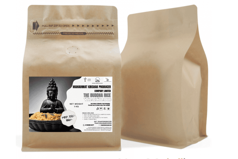 Kalanamak Scented Rice 'Buddha's gift to people' (Pack of 2) view 2