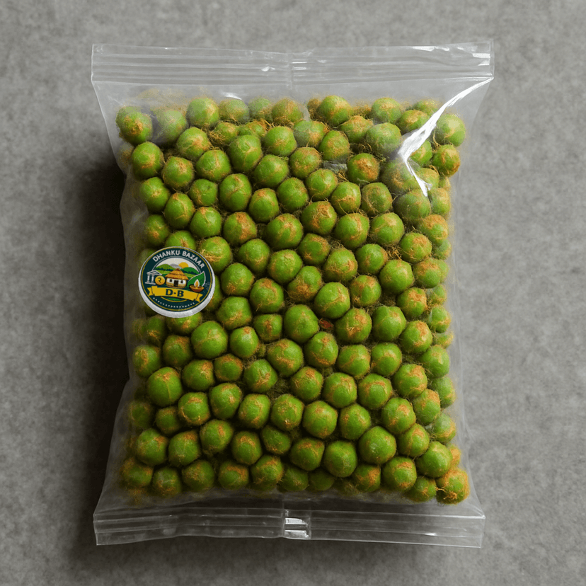 Dhanku Bazaar's spicy green peas snack