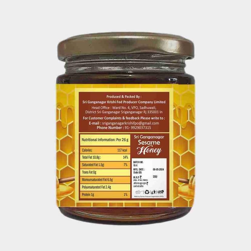 Sesame Honey (500 gm) view 2