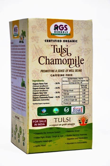 Tulsi Chamomile Pyramid Tea Bags view 2