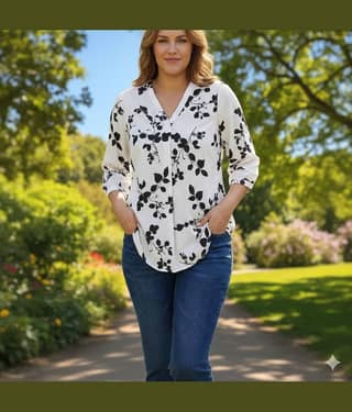 HF WARD Women's Cotton Regular Top ( White )