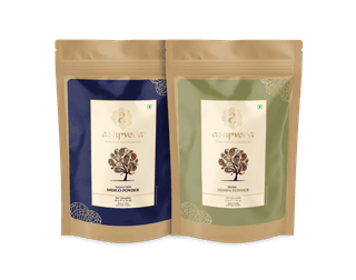ashpveda Natural Henna Indigo Hair Colour Combo