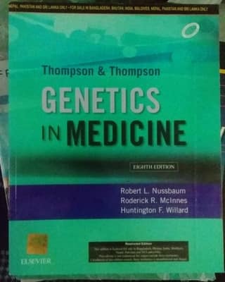 Thompson & Thompson Genetics in Medicine 8/ed ( 2016 )_
