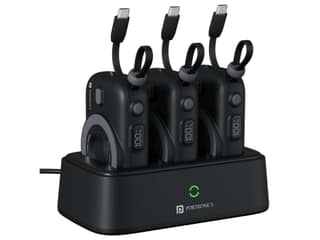 Portronics Power Shutter Home 15W Wireless Output, 22.5W Wired Output, In Built Type C Cable, LED Battery Display