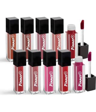 Pinner Multi Color Shade Long Lasting Matte Lipstick (Set of 10)