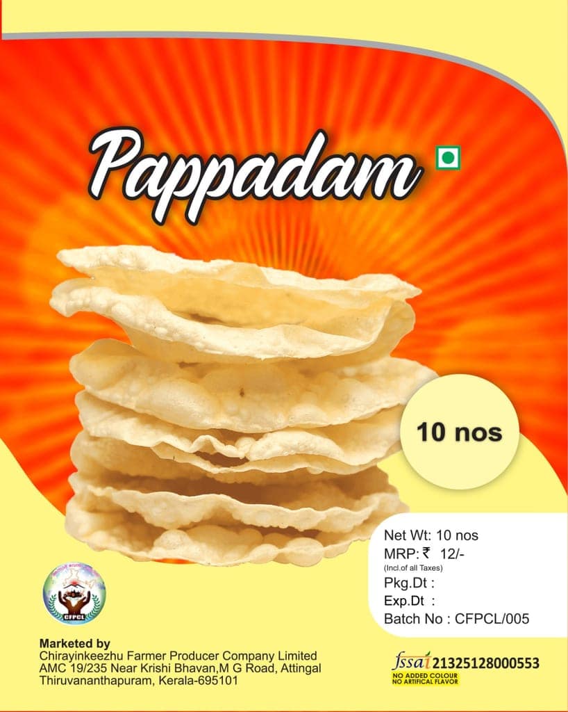 Pappadam Crispy & Delicious Indian Snack - 10 Count Pack view 2