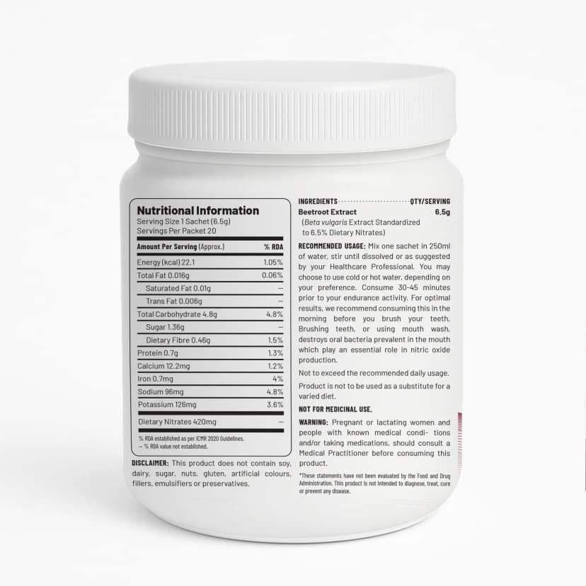 Unived Beetroot Stamina Drink (Elite Beet-420) view 2