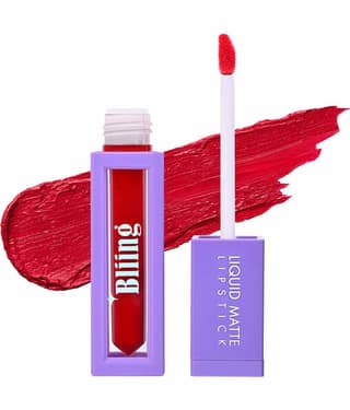 Bliing Liquid Matte Lipstick - Long-Lasting, Kiss-Proof, Waterproof for All-Day Wear - CRUSH