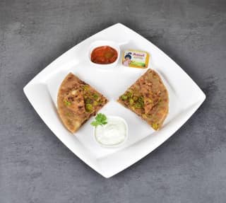 Aloo matar mixed paratha