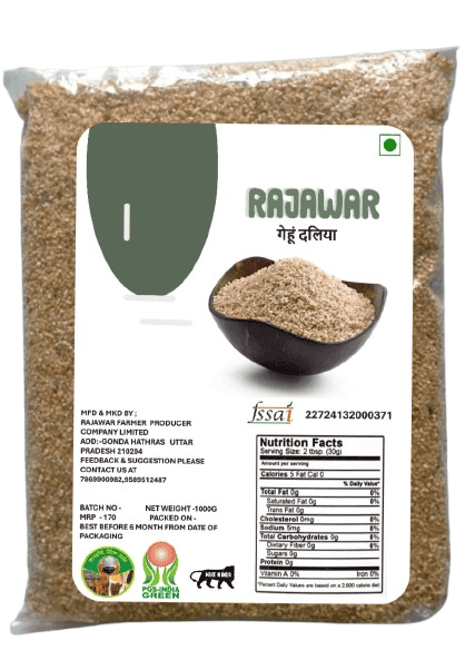 Premium Bulgur Wheat (Dalia) - Wholesome & Versatile Grain, Clear Pack