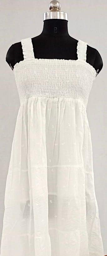 NV92459/E001-E004-Effortless Elegance: Sleeveless White Full-Length Dress view 2