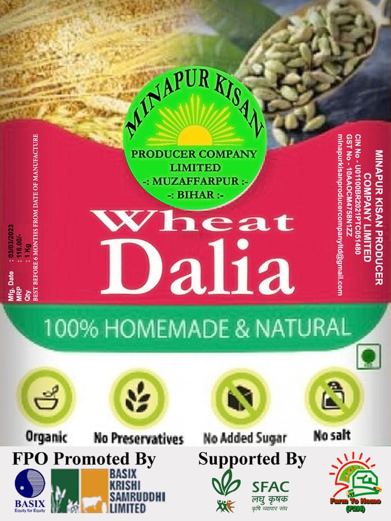Wheat Dalia | 1kg (pack of 3)