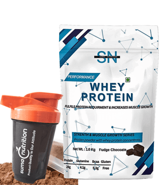 Whey Protein Powder - 1-Kg - Vanilla/Choclate | Muscle Growth | Great Mixability with Taste | Easy Digestive