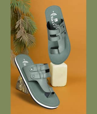 MAAN Sea Green Men's Thong Flip Flop