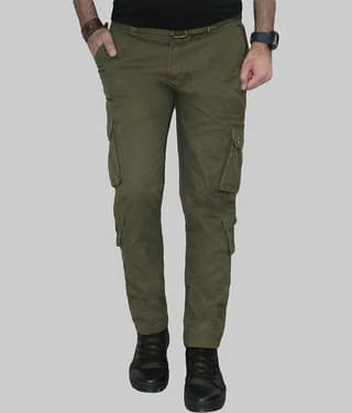 HYMEN LEGIONS Regular Flat Men's Cargos - Black ( Pack of 1 )