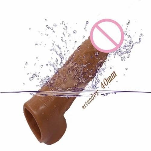 INFINITY LOVE 6 Inch Silicone Dragon Condom Reusable & Flexible Penis Double Hole Extension Vibrating Penis Sleeve view 2
