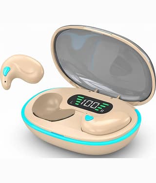 VERONIC S55 OWS Bluetooth Open Ear Wireless Sleeping Earbuds, BT5.4 Headphones, Button Control & Type-C Fast Charging, ENC Call Noise Reduction, Ideal for Sleeping, Meditation and Entertainment.